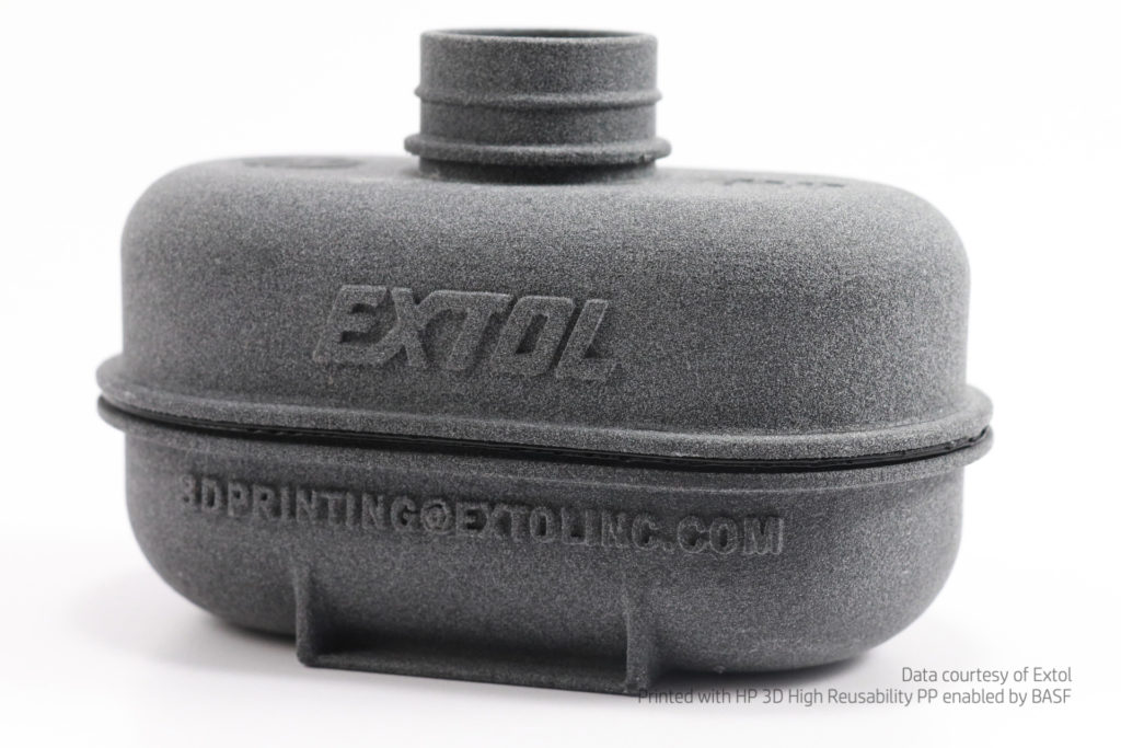 惠普推出用于MJF系统的新型3D打印材料：聚丙烯（PP）