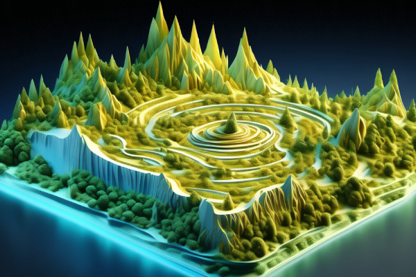 探索三维世界的奇迹：3D打印地形图的革新应用与技术解析
