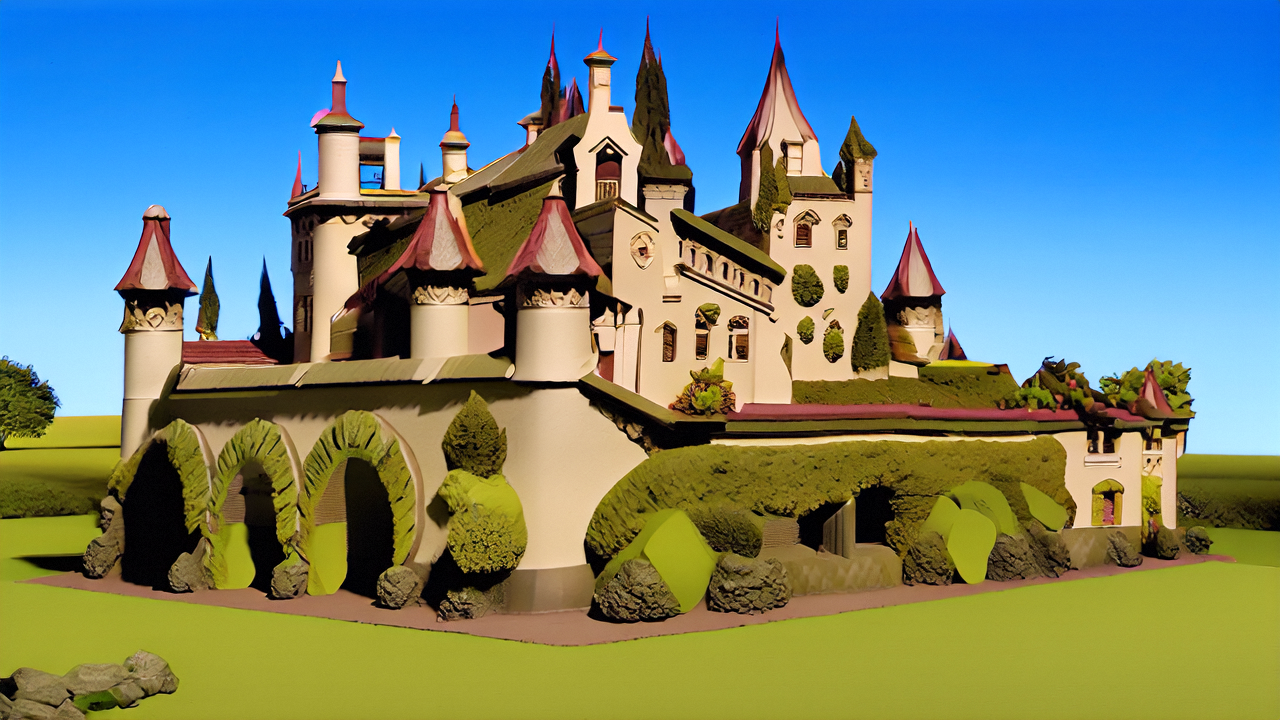 【城堡3d打印模型】梦幻城堡：3D打印模型带你穿越时空