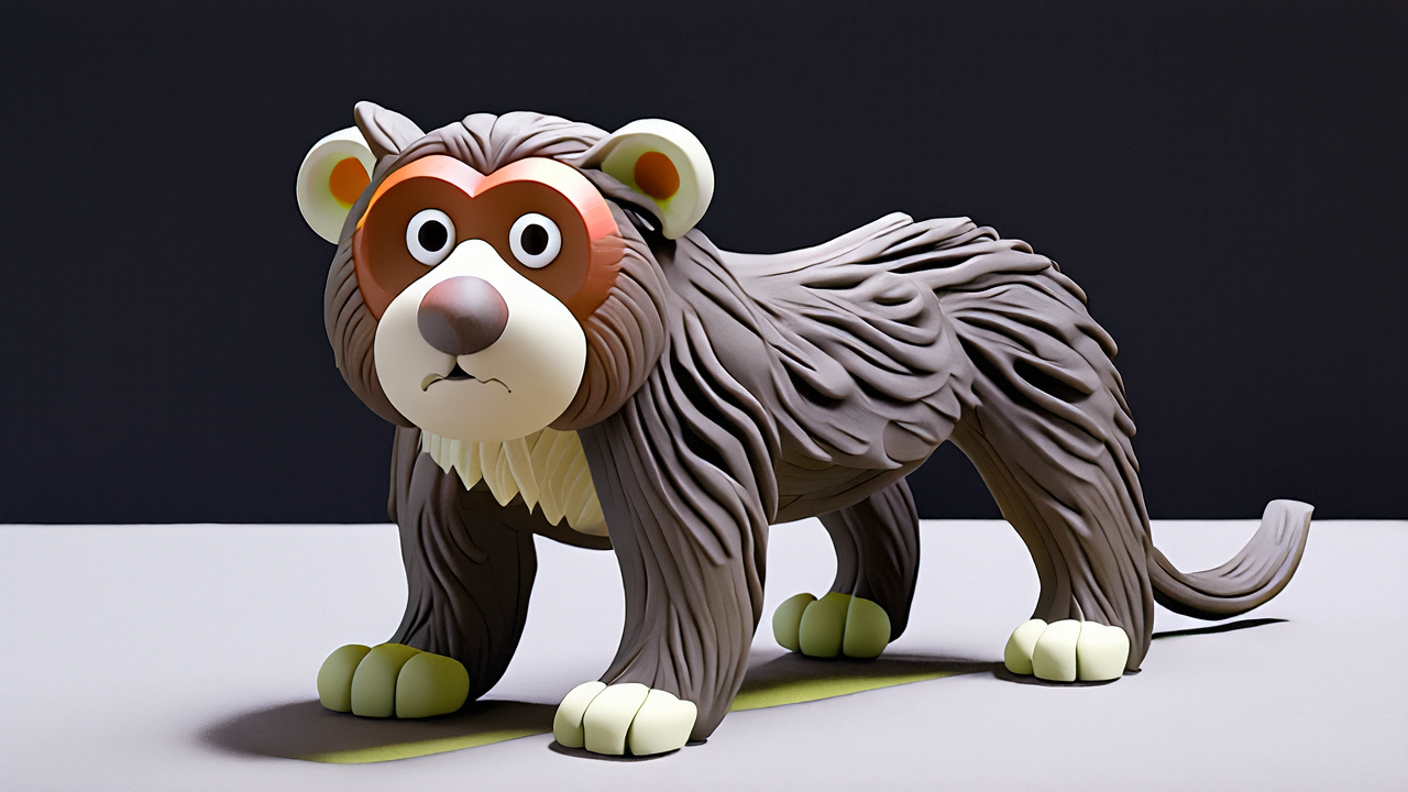 【3d打印 灵猴】灵猴跃动：3D打印技术下的创意与奇迹