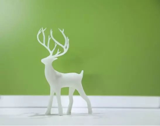3D打印机打印完成后的效果展示